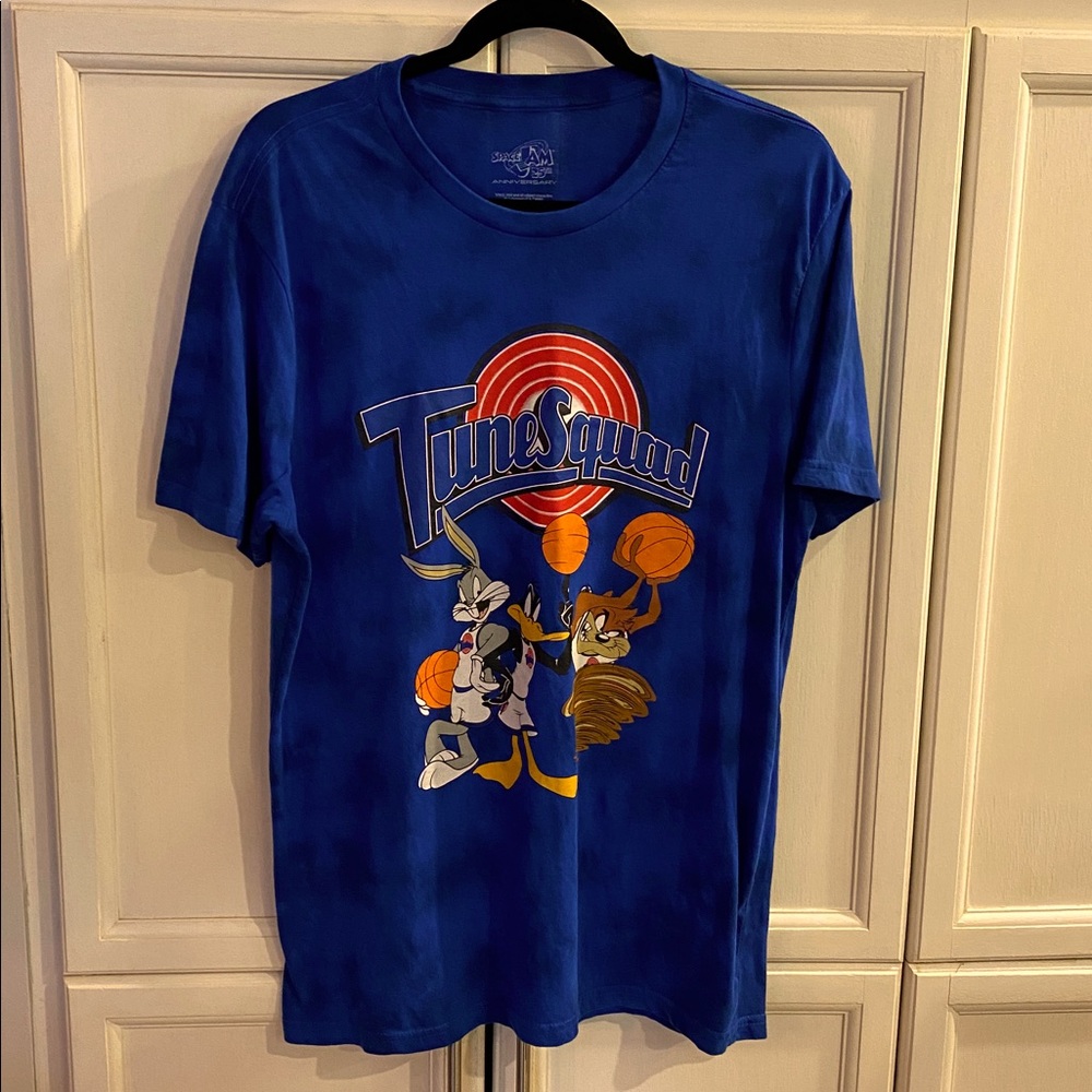 25th Anniversary - Space Jam Tee - Tune Squad Ptp 20.5” L29”